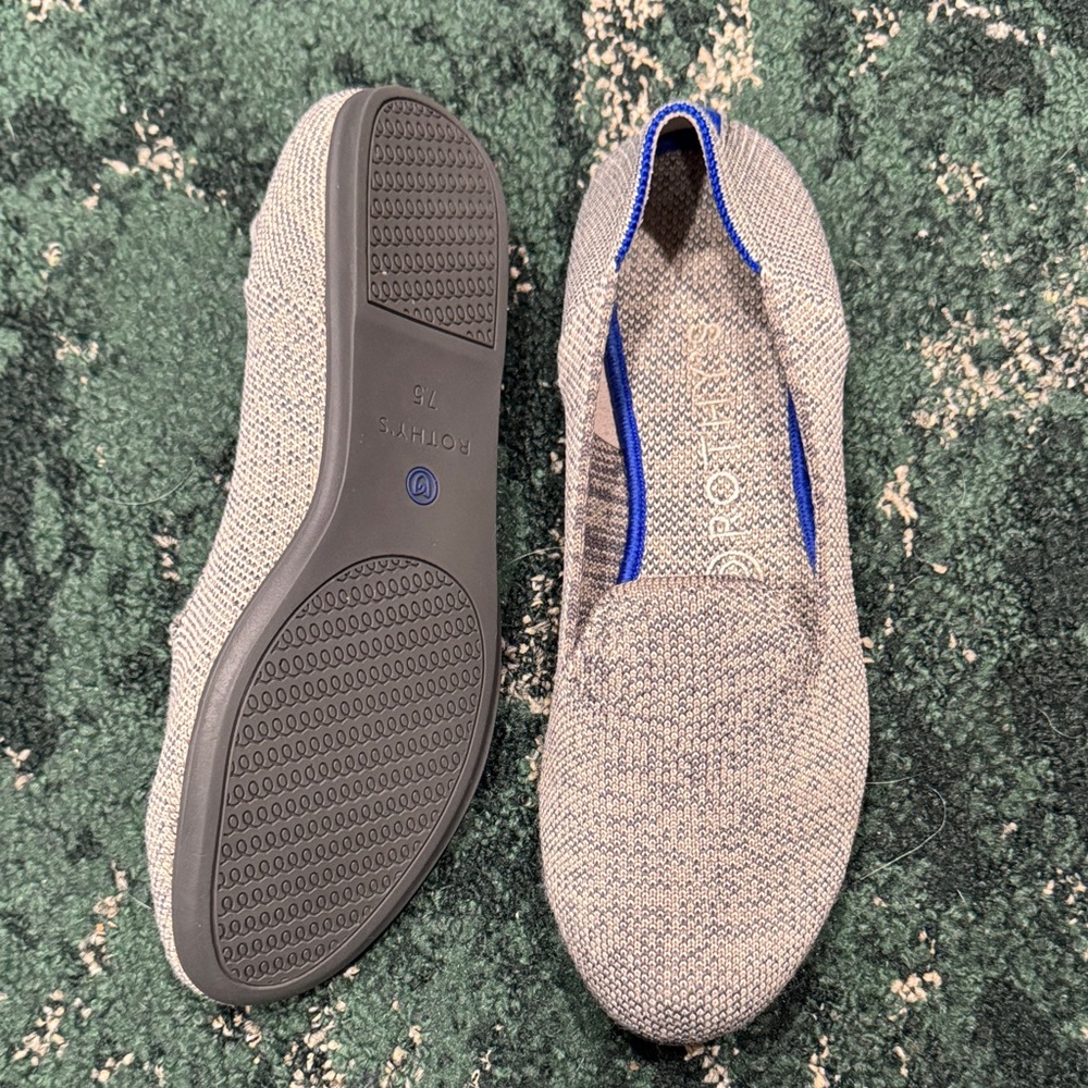 Rothy’s Gray Slip-On Loafers